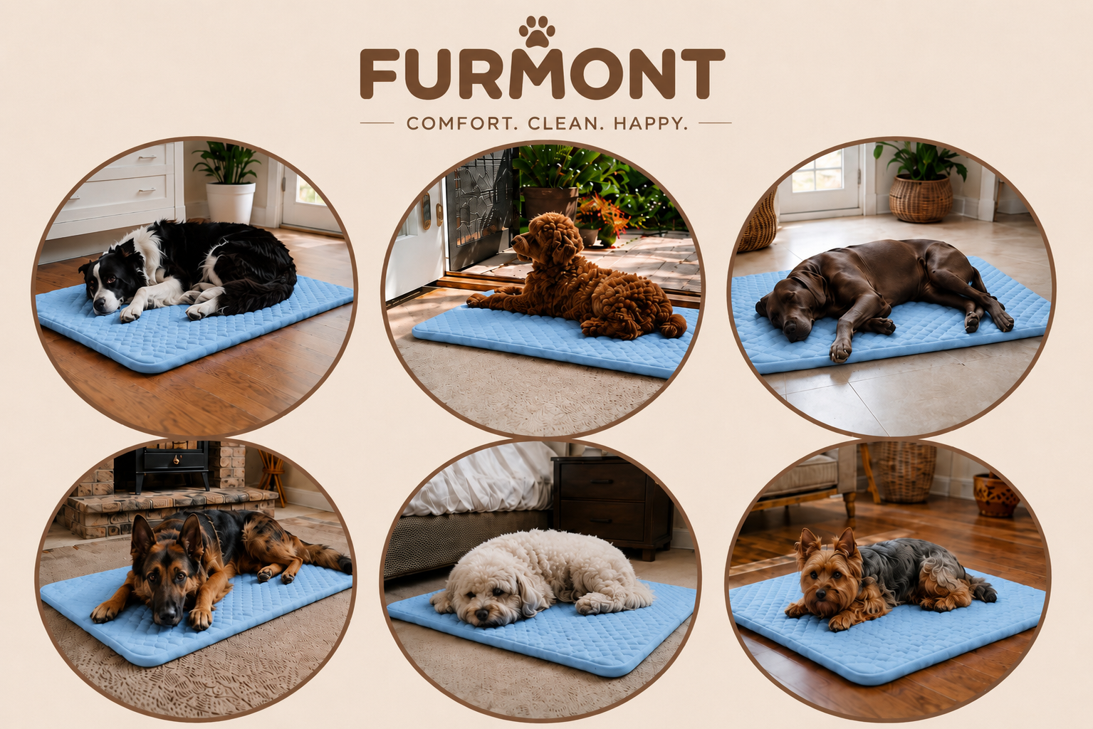🐾 Furmont Premium Cooling Mat for Dogs lightweight and portable