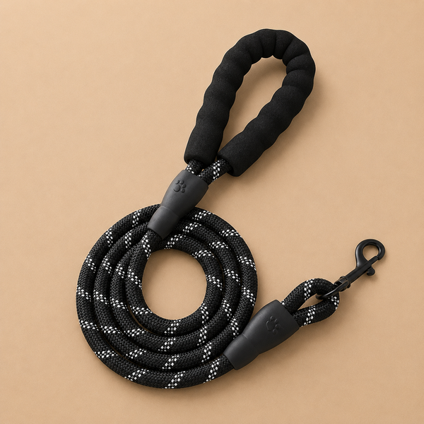 Furmont Reflective Rope Dog Lead | Padded Handle & Heavy Duty Clip