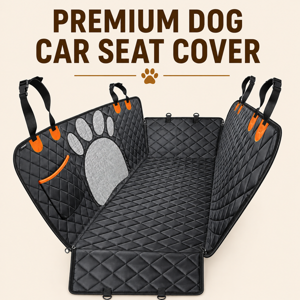 Furmont Waterproof Dog Car Seat Cover with Mesh Window